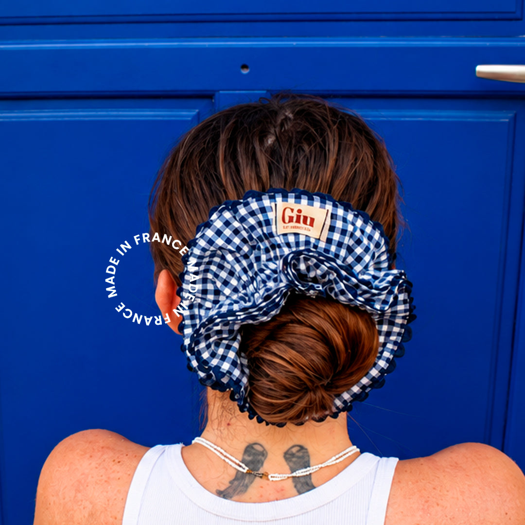 Chouchou Vichy Bleu Giu